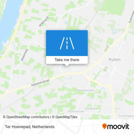 Ter Hoevepad map