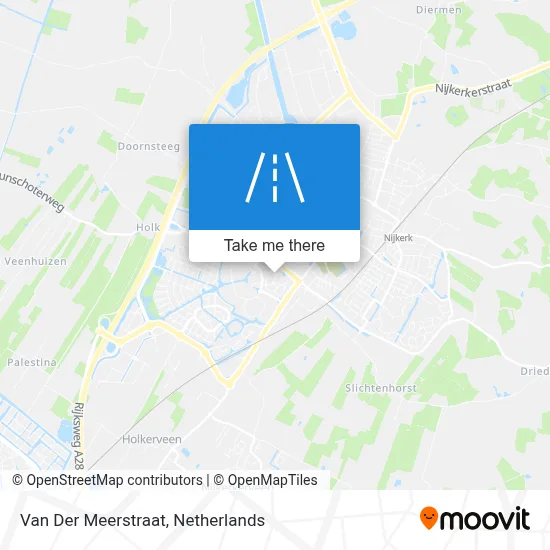 Van Der Meerstraat map