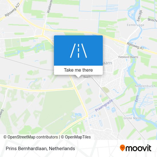 Prins Bernhardlaan map