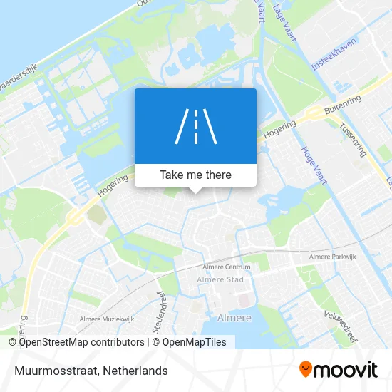 Muurmosstraat map