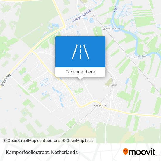 Kamperfoeliestraat map