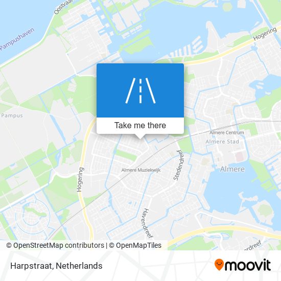 Harpstraat map