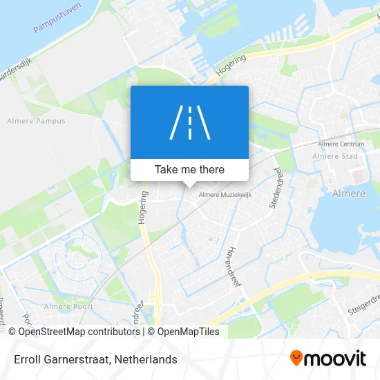 Erroll Garnerstraat map