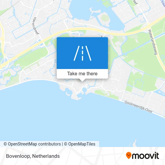 Bovenloop map