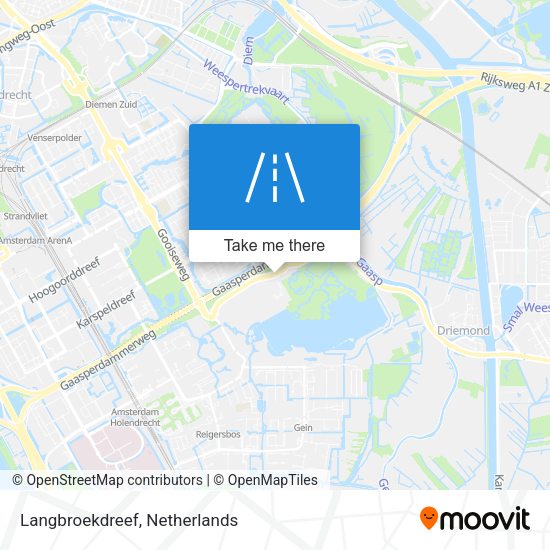 Langbroekdreef map