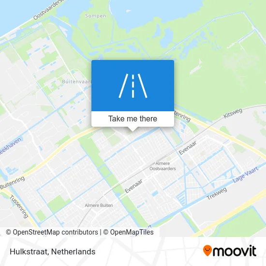 Hulkstraat map