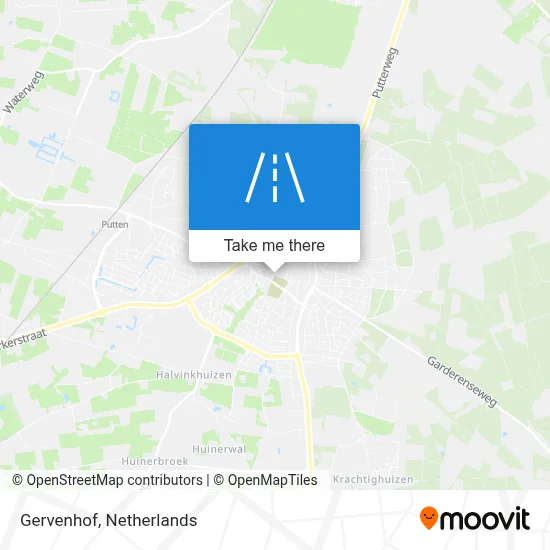 Gervenhof map