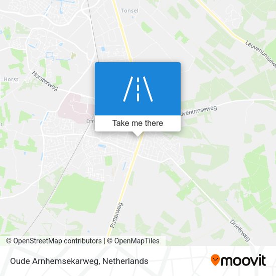 Oude Arnhemsekarweg map