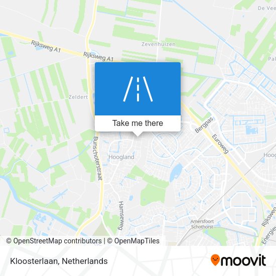 Kloosterlaan map