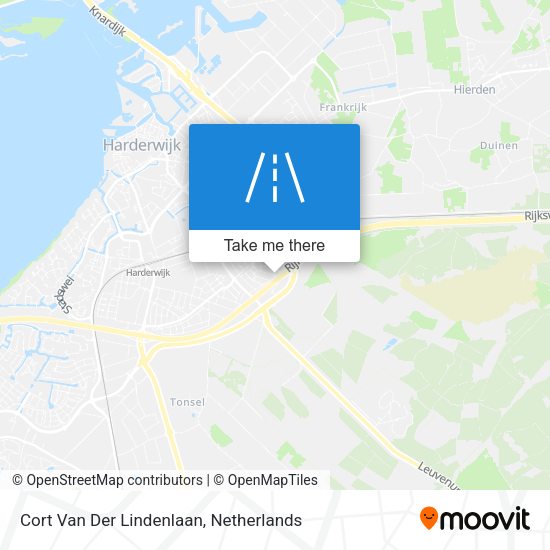 Cort Van Der Lindenlaan map