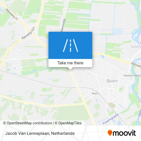 Jacob Van Lenneplaan map