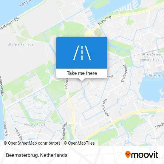 Beemsterbrug map
