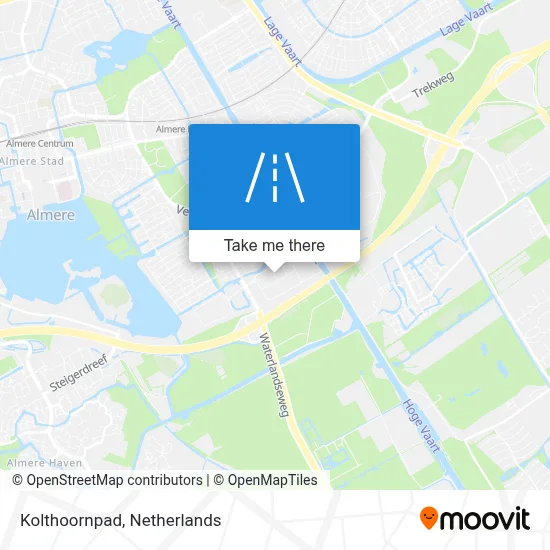 Kolthoornpad map