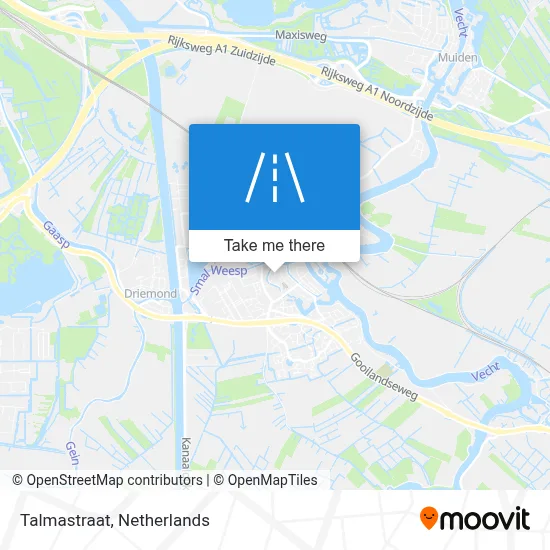 Talmastraat map