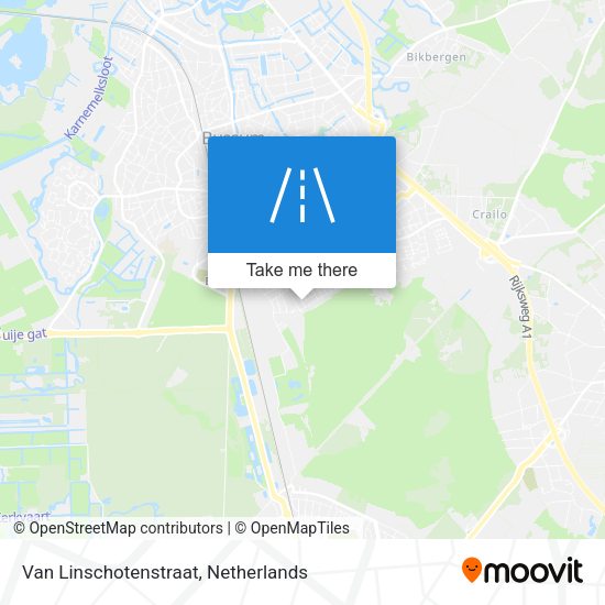 Van Linschotenstraat map