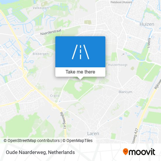 Oude Naarderweg map