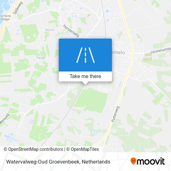 Watervalweg-Oud Groevenbeek map