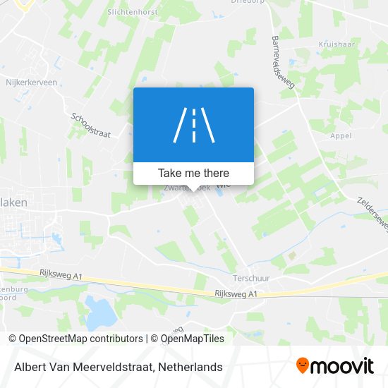 Albert Van Meerveldstraat map