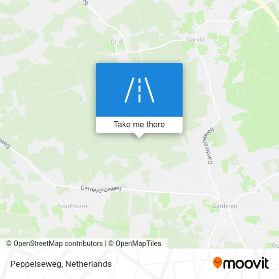 Peppelseweg map