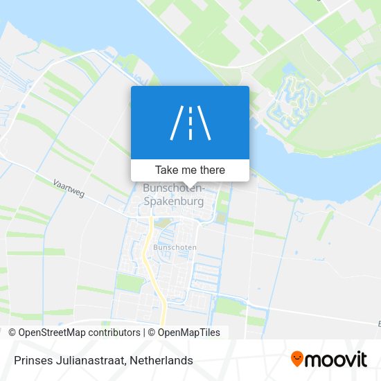 Prinses Julianastraat map
