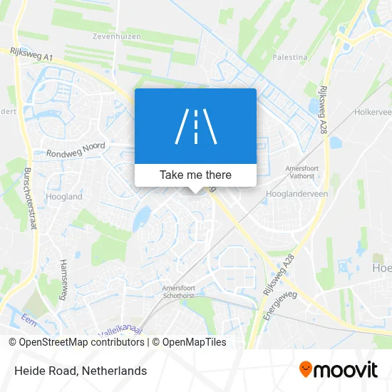 Heideweg map