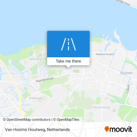 Van Hoorns Houtweg map