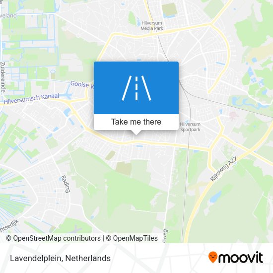 Lavendelplein map