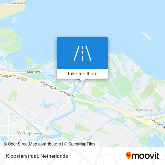 Kloosterstraat map