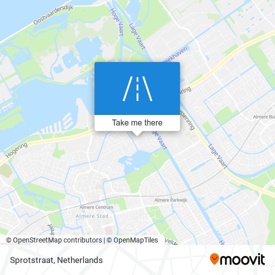 Sprotstraat map