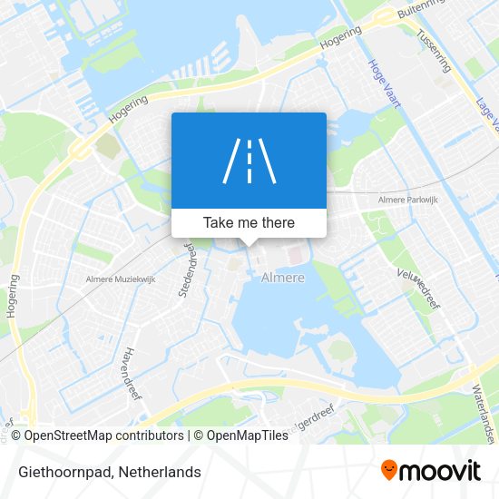 Giethoornpad map