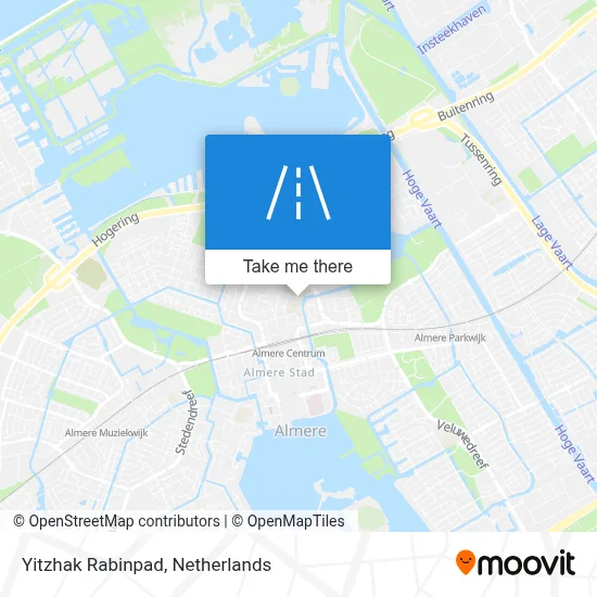 Yitzhak Rabinpad map