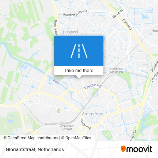 Gloriantstraat map