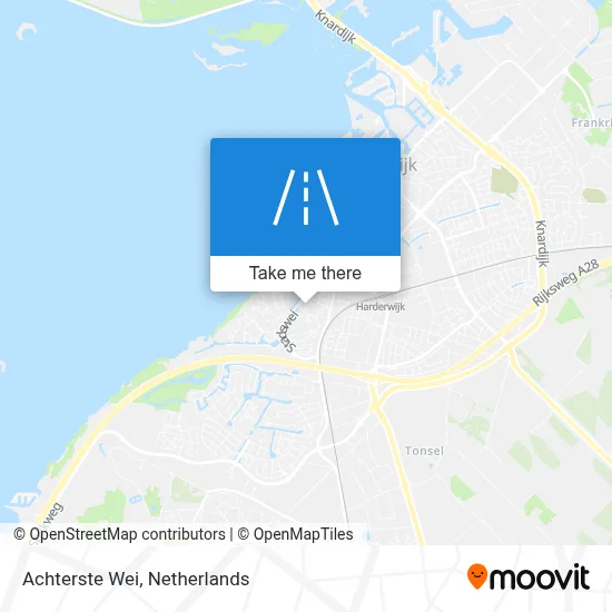 Achterste Wei map