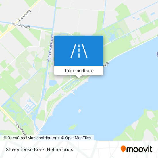 Staverdense Beek map