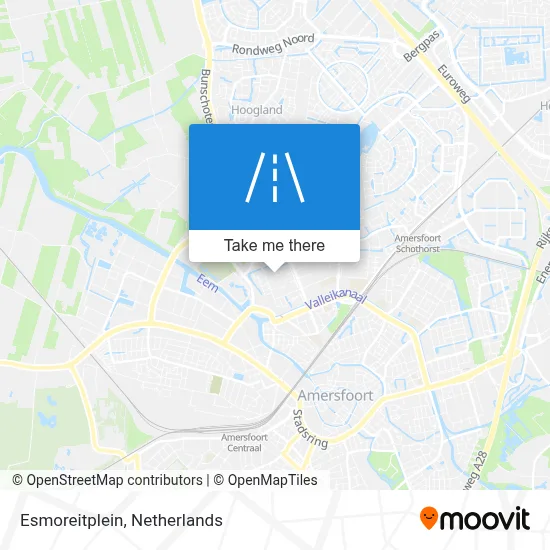 Esmoreitplein map