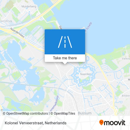 Kolonel Verveerstraat map