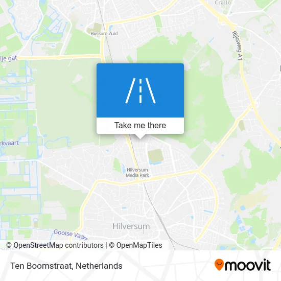 Ten Boomstraat map