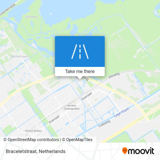 Braceletstraat map