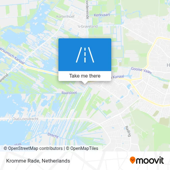 Kromme Rade map