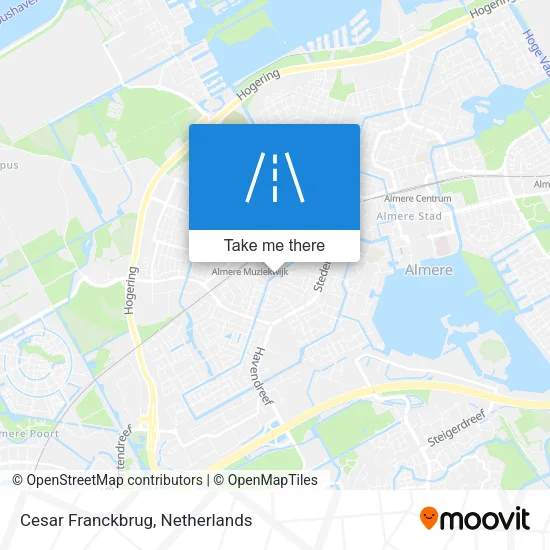 Cesar Franckbrug map
