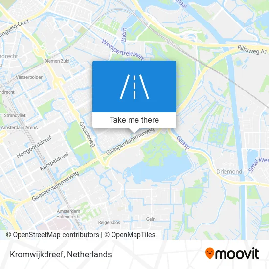 Kromwijkdreef map