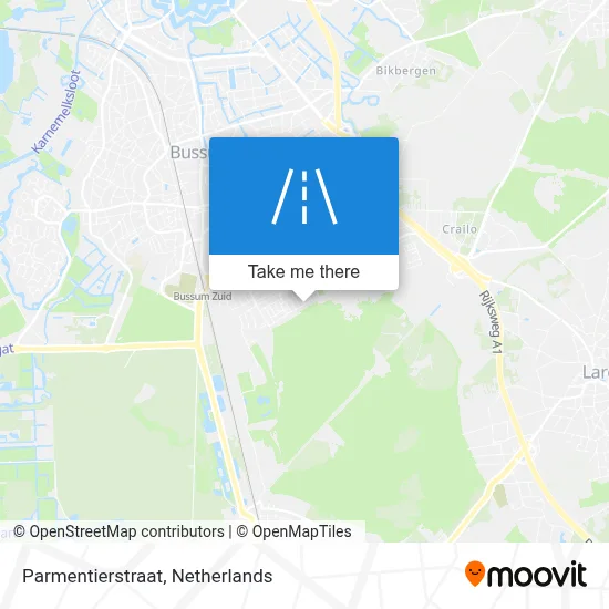 Parmentierstraat map