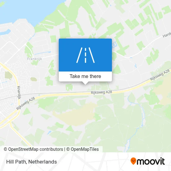 Heuvelpad map