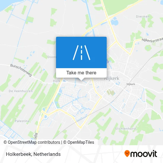 Holkerbeek map