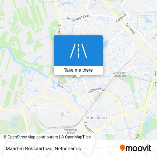Maarten Rossaartpad map