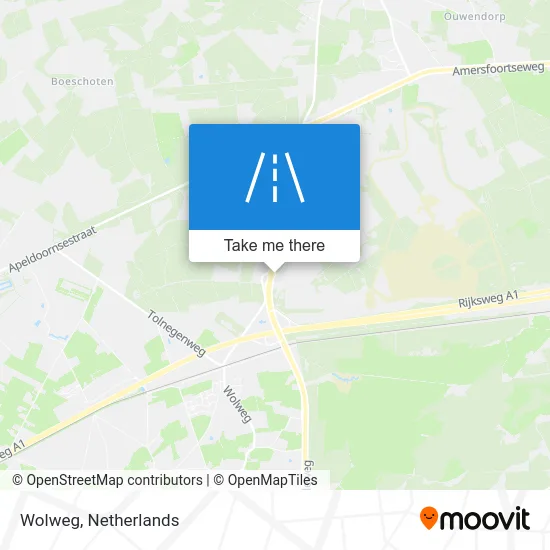 Wolweg map
