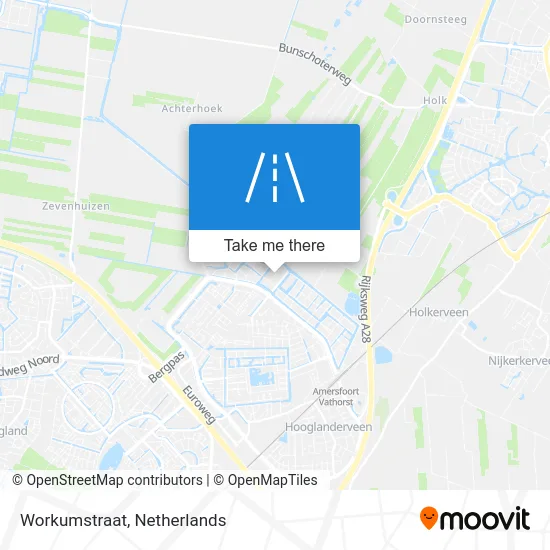 Workumstraat map