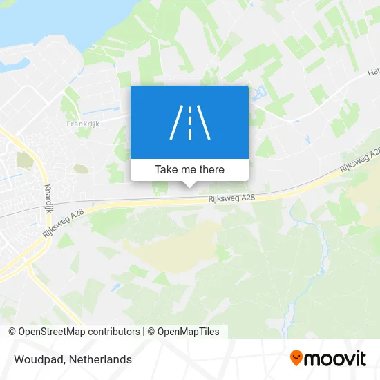 Woudpad map