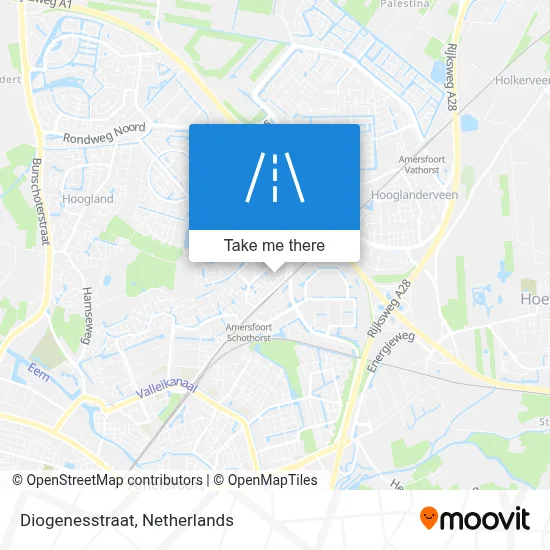 Diogenesstraat map