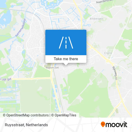 Ruysstraat map